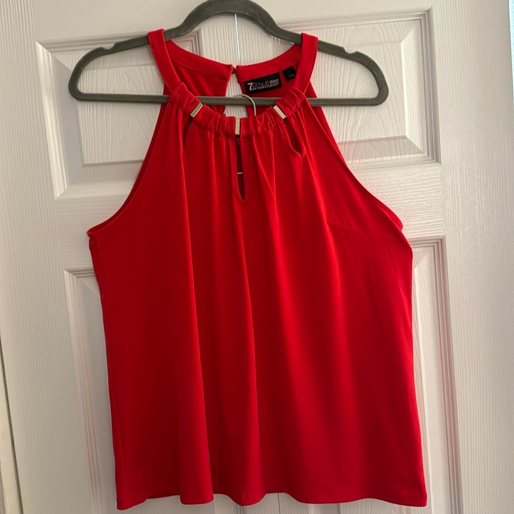 Red Halter Top